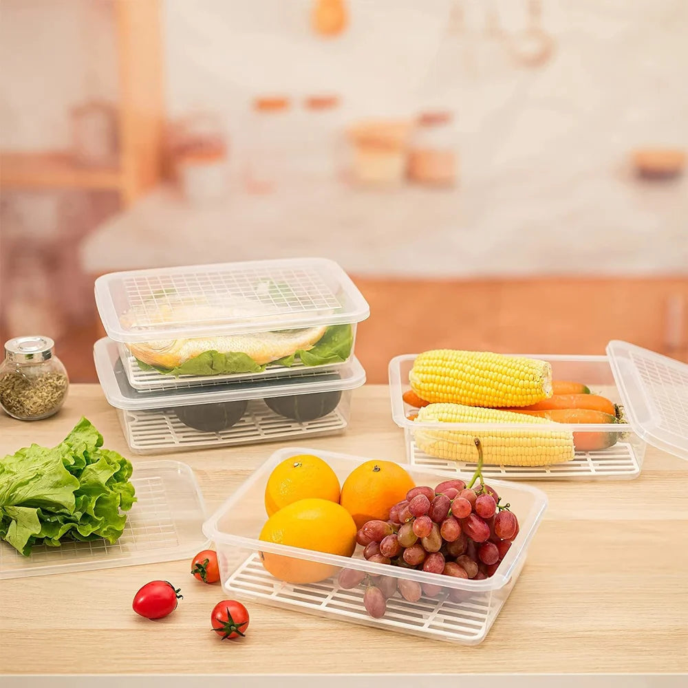 Square Fridge Container (1 Piece), Pack of (2,3,4,6)